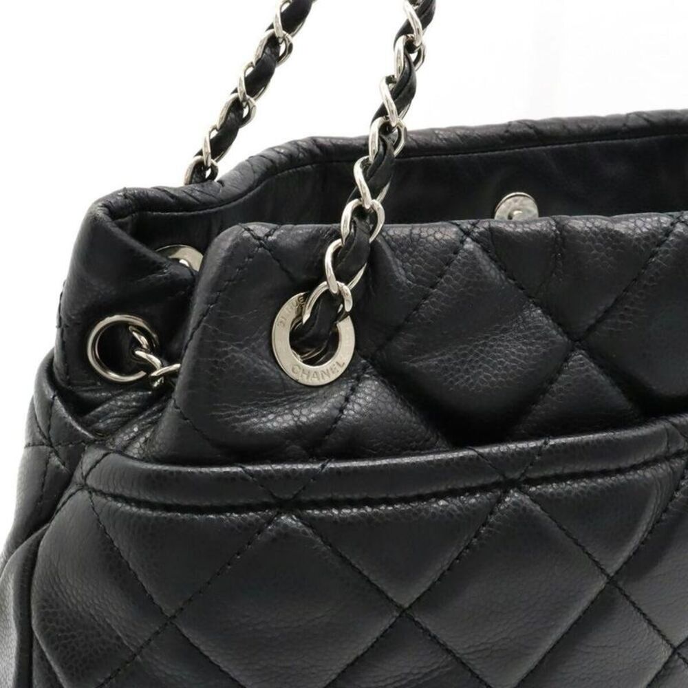 Pre Loved chanel PST Petit Shopping Quilted Tote Women black | black Tote Bags - Picture 6 of 8